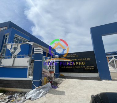 Thi Công Tại Trường THCS Hòa Phú-Thủ Dầu Một