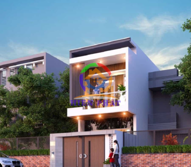 Mẫu nhà 1 trệt 1 lầu đẹp hiện đại, thiết kế đa diện tích